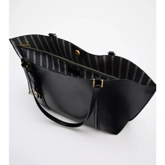 Zara Tote Bag Black - Picture 5 of 10